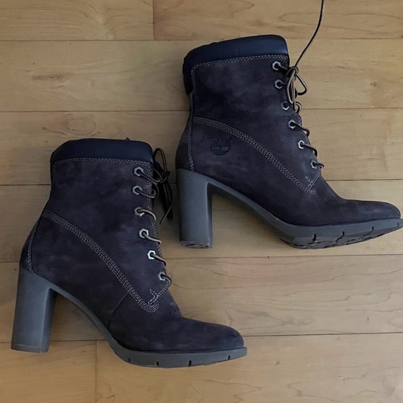 Timberland high heeled Nubuck lug sole "work boots" - Picture 9 of 9